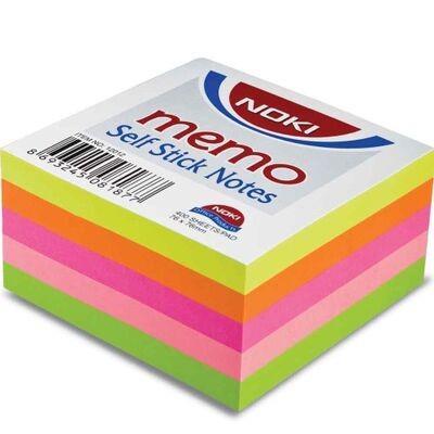 Noki Memo 75X75 Küp Neon No:12012Noki Memo 75X75 Küp Neon No:12012 - Kirtasiyem.netYapışkanlı Not Kağıtları