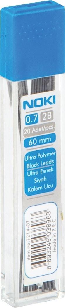 Noki Min 2B 0,7 60 Mm 20 LiNoki Min 2B 0,7 60 Mm 20 Li - Kirtasiyem.netKalem Uçları ( Min )