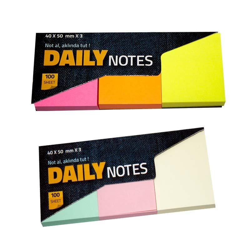 Notyaz SB-8583 Daıly Notes (Jumbo Notes / 127 X 75 Mm Ebat)Notyaz SB-8583 Daıly Notes (Jumbo Notes / 127 X 75 Mm Ebat) - Kirtasiyem NetYapışkanlı Not Kağıtları