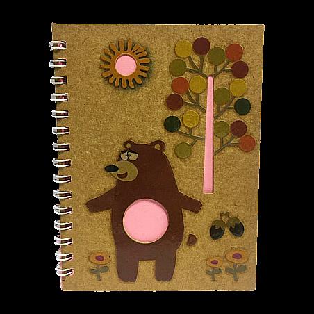 Notyaz SNTB-560 Kraft Kapaklı Sevimli Notebook Model 1 Notyaz SNTB-560 Kraft Kapaklı Sevimli Notebook Model 1  - Kirtasiyem.netNot Defterleri