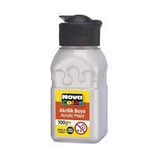 Nova Color Akrilik 180 Gr Sedef Beyaz Nc-1026Akrilik Boyalar	