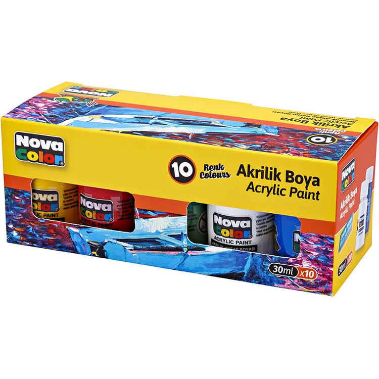 Nova Color Akrilik Boya Şişe 10'Lu Takım (30 Ml) Nc-2002Nova Color Akrilik Boya Şişe 10'Lu Takım (30 Ml) Nc-2002 - Kirtasiyem.netAkrilik Boyalar	