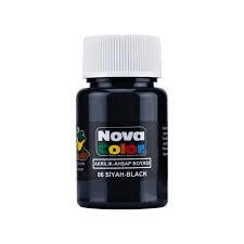 Nova Color Akrilik Boya Şişe 30 Cc Siyah Nc-174Akrilik Boyalar	