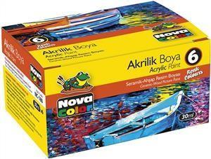 Nova Color Akrilik Boya Şişe 6 Li Nc-180Nova Color Akrilik Boya Şişe 6 Li Nc-180 - Kırtasiyem.netAkrilik Boyalar	
