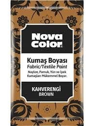 Nova Color Kumas Boyasi Toz Kahve 12 Gr NC-905Kumaş Boyaları