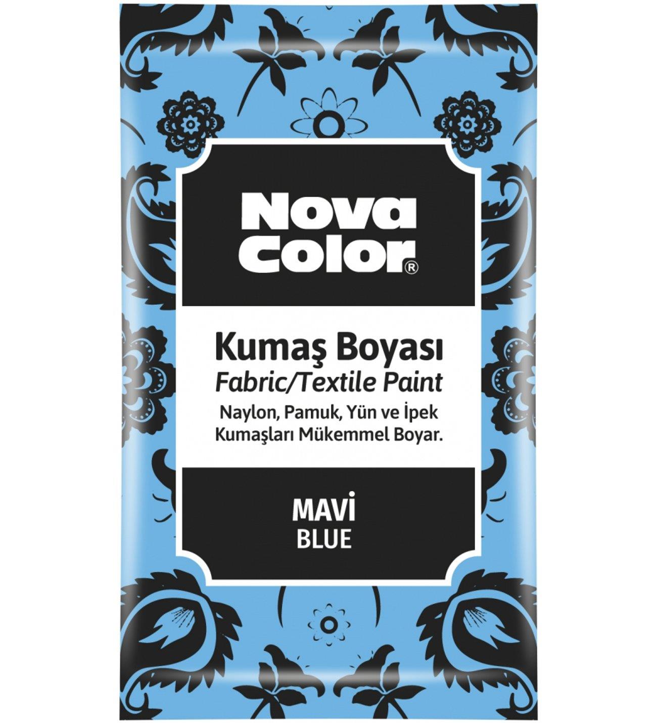Nova Color Kumaş Boyasi Toz Mavi 12 Gr Nc-902Nova Color Kumaş Boyasi Toz Mavi 12 Gr Nc-902 - Kırtasiyem.netKumaş Boyaları