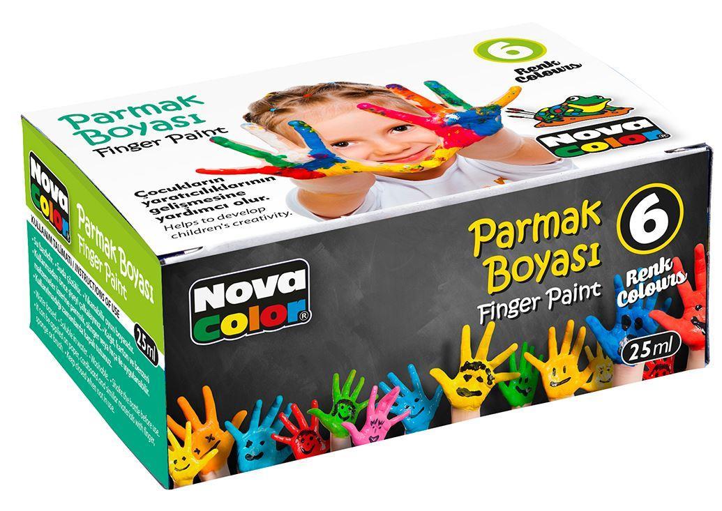 Nova Color Parmak Boyası 6 Li Nc-138