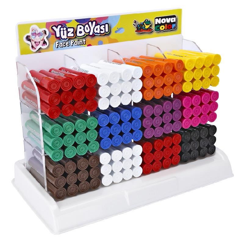 Nova Color Yüz Boyası Stand Nc-200Nova Color Yüz Boyası Stand Nc-200 - Kirtasiyem.netYüz Boyaları