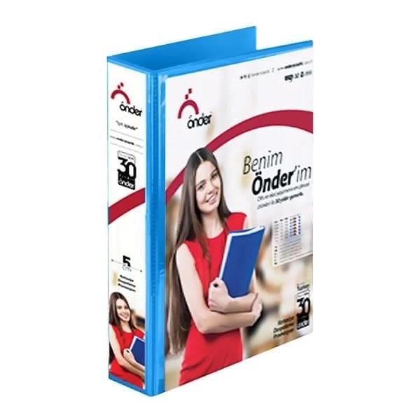 Önder Klasör A4 3 cm 2 Halka Mavi 2003-1Önder Klasör A4 3 cm 2 Halka Mavi 2003-1 - Kirtasiyem.netHalkalı Klasörler