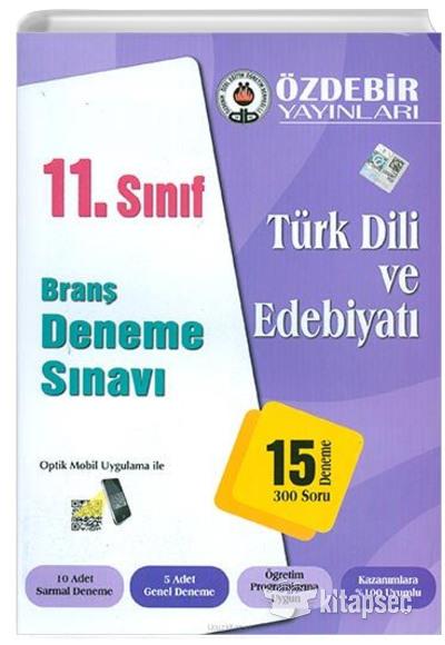 Özdebir 11. Sınıf Türk Dili Ve Edebiyatı Branş Deneme SınavıÖzdebir 11. Sınıf Türk Dili Ve Edebiyatı Branş Deneme Sınavı - Kirtasiyem.netDENEMELER