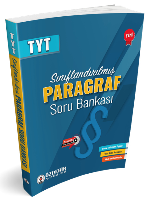 Özdebir Sınıflandırılmış Tyt Ayt Paragraf Soru BankasıÖzdebir Sınıflandırılmış Tyt Ayt Paragraf Soru Bankası - Kirtasiyem.netTYT