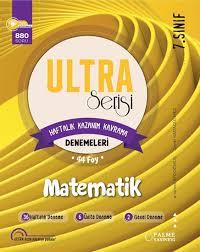 Palme 7. Sınıf Ultra Matematik Haftalık Kazanım Kavrama Denemeleri7.Sınıf