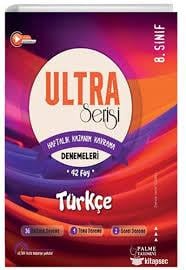 Palme 8. Sınıf Ultra Türkçe Haftalık Kazanım Kavrama DenemeleriPalme 8. Sınıf Ultra Türkçe Haftalık Kazanım Kavrama Denemeleri - Kirtasiyem.net8.Sınıf