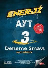 Palme Yks Ayt Enerji 3 Eşit Ağırlık Deneme Sınavı 1.DönemPalme Yks Ayt Enerji 3 Eşit Ağırlık Deneme Sınavı 1.Dönem - Kirtasiyem.netAYT