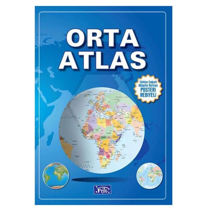 Parıltı İlköğretim Orta AtlasParıltı İlköğretim Orta Atlas - Kirtasiyem.netİlk Atlas