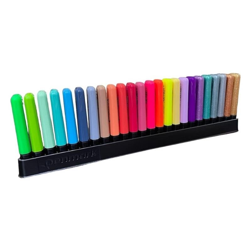 Penmark Fosforlu Kalem 24 Lü Süper Kutu 6 Neon+6 Pastel + 6 Tropik+6 Simli Penmark Fosforlu Kalem 24 Lü Süper Kutu 6 Neon+6 Pastel + 6 Tropik+6 Simli  - Kirtasiyem.netFosforlu Kalemler