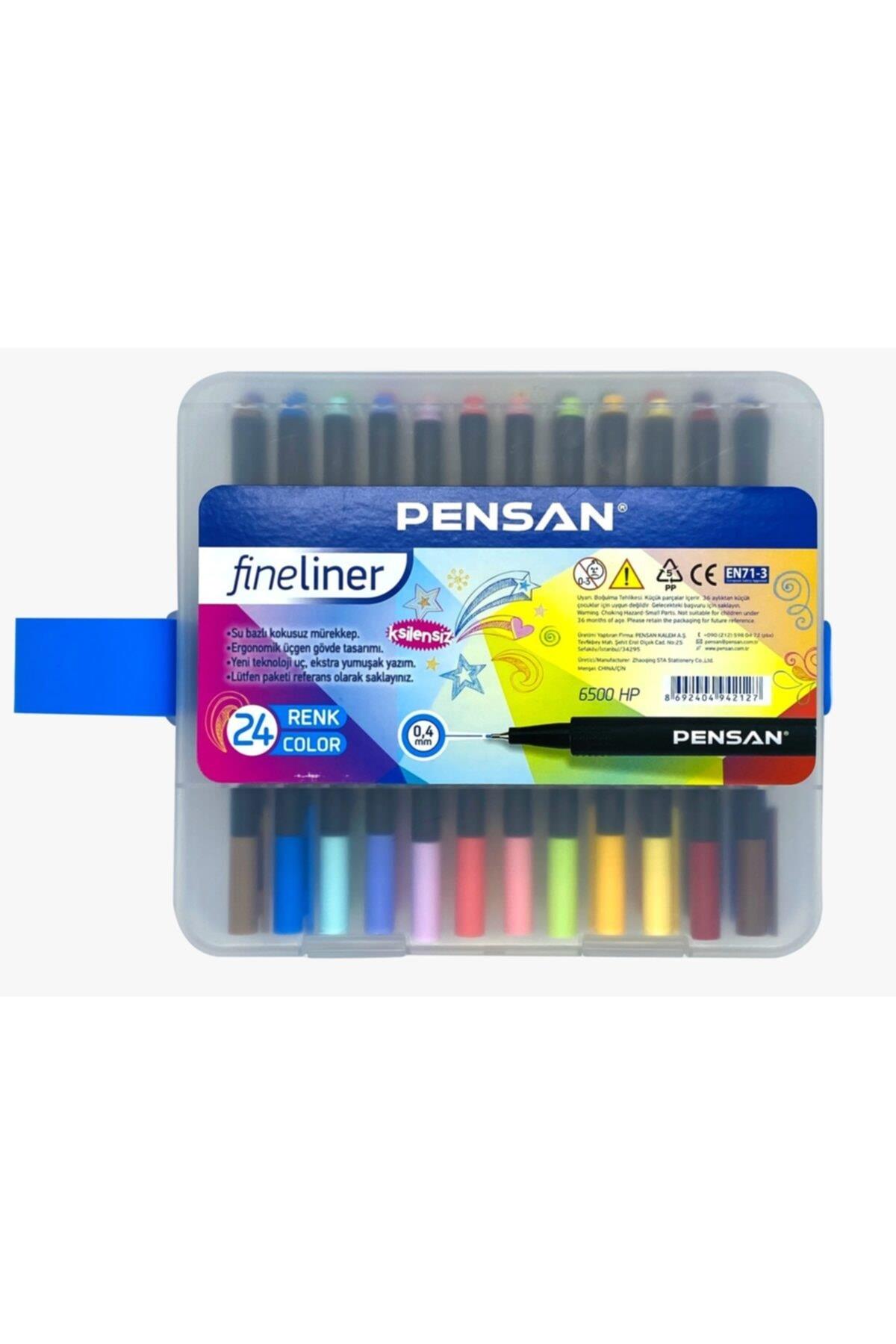 Pensan 6500 Hp Fineliner 24 Lü Pvc KutuPensan 6500 Hp Fineliner 24 Lü Pvc Kutu - Kirtasiyem.netDövme Kalemleri