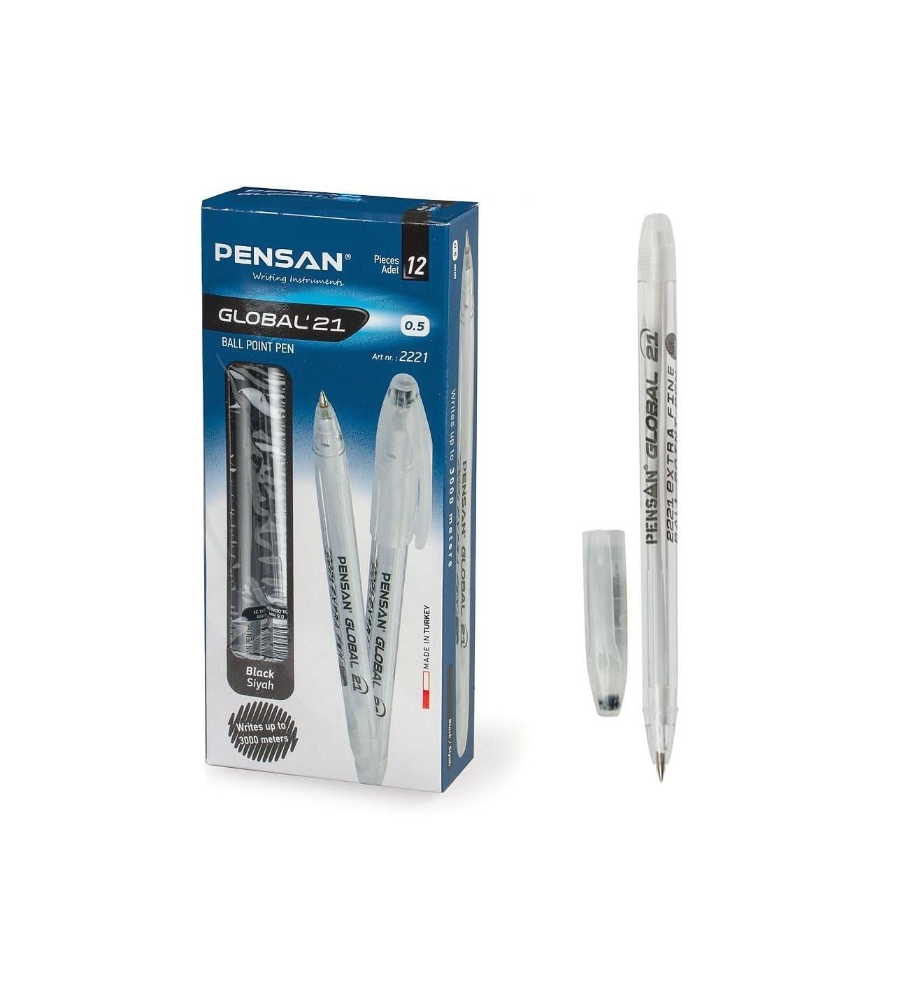 Pensan Global Tükenmez Kalem 0.5 Mm SiyahPensan Global Tükenmez Kalem 0.5 Mm Siyah - Kirtasiyem.netTükenmez Kalemler