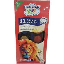 Pensan Kidz 12 Li SuluboyaTükenmez Kalemler