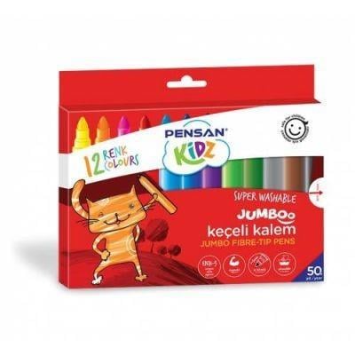 Pensan Kidz Keçeli Boya Kalemi 12 RenkPensan Kidz Keçeli Boya Kalemi 12 Renk - Kırtasiyem.netKeçeli Kalemler
