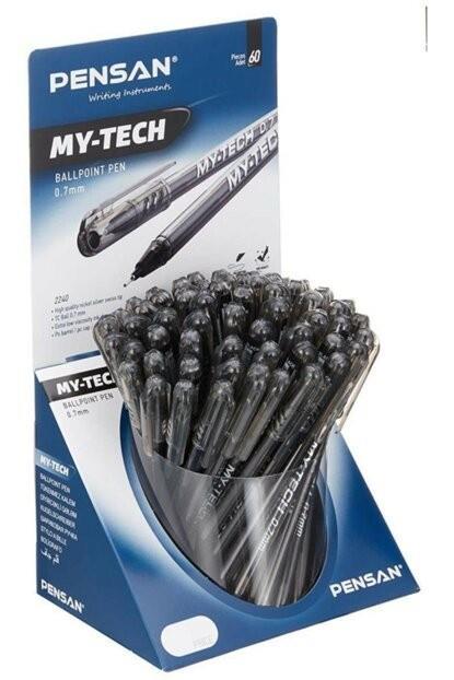 Pensan My Tech Tükenmez Kalem Siyah 1 Mm 60 lı Stand Pensan My Tech Tükenmez Kalem Siyah 1 Mm 60 lı Stand  - Kirtasiyem.netTükenmez Kalemler