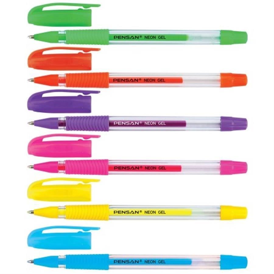 Pensan Neon Gel Set 6 RenkPensan Neon Gel Set 6 Renk - Kirtasiyem.netJel Kalemler