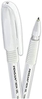 Pensan Neon Jel Kalem 1 Mm BeyazPensan Neon Jel Kalem 1 Mm Beyaz - Kirtasiyem.netJel Kalemler