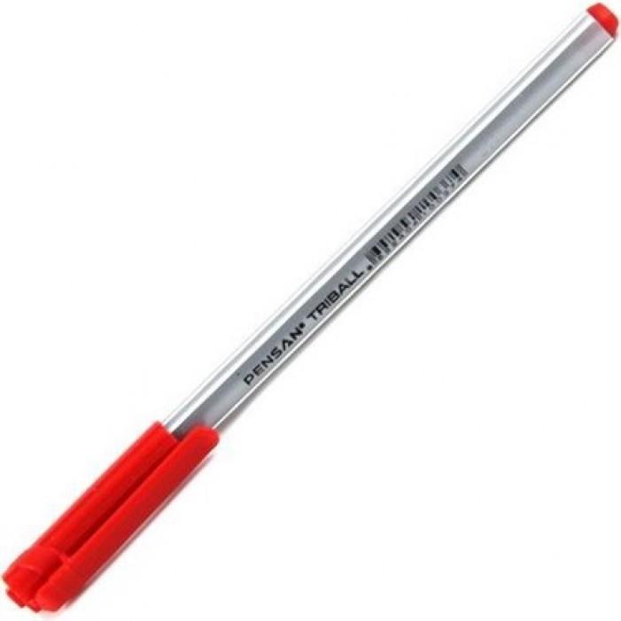 Pensan Tükenmez Kalem Triball 1 Mm KırmızıPensan Tükenmez Kalem Triball 1 Mm Kırmızı - Kirtasiyem.netTükenmez Kalemler