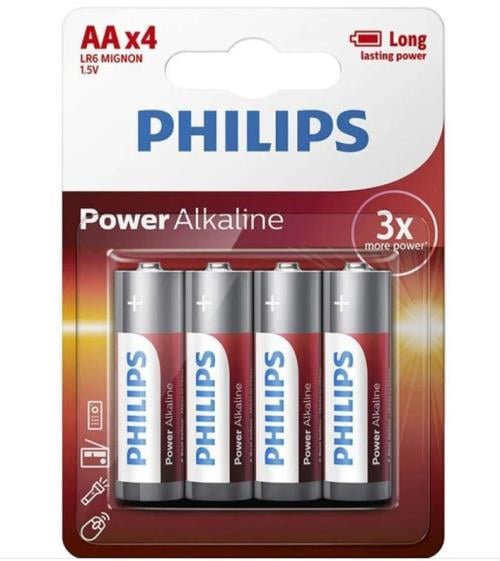 Philips Lr6A4B/10 Alkaline Aa 4X Kalem Pil  4 Lü