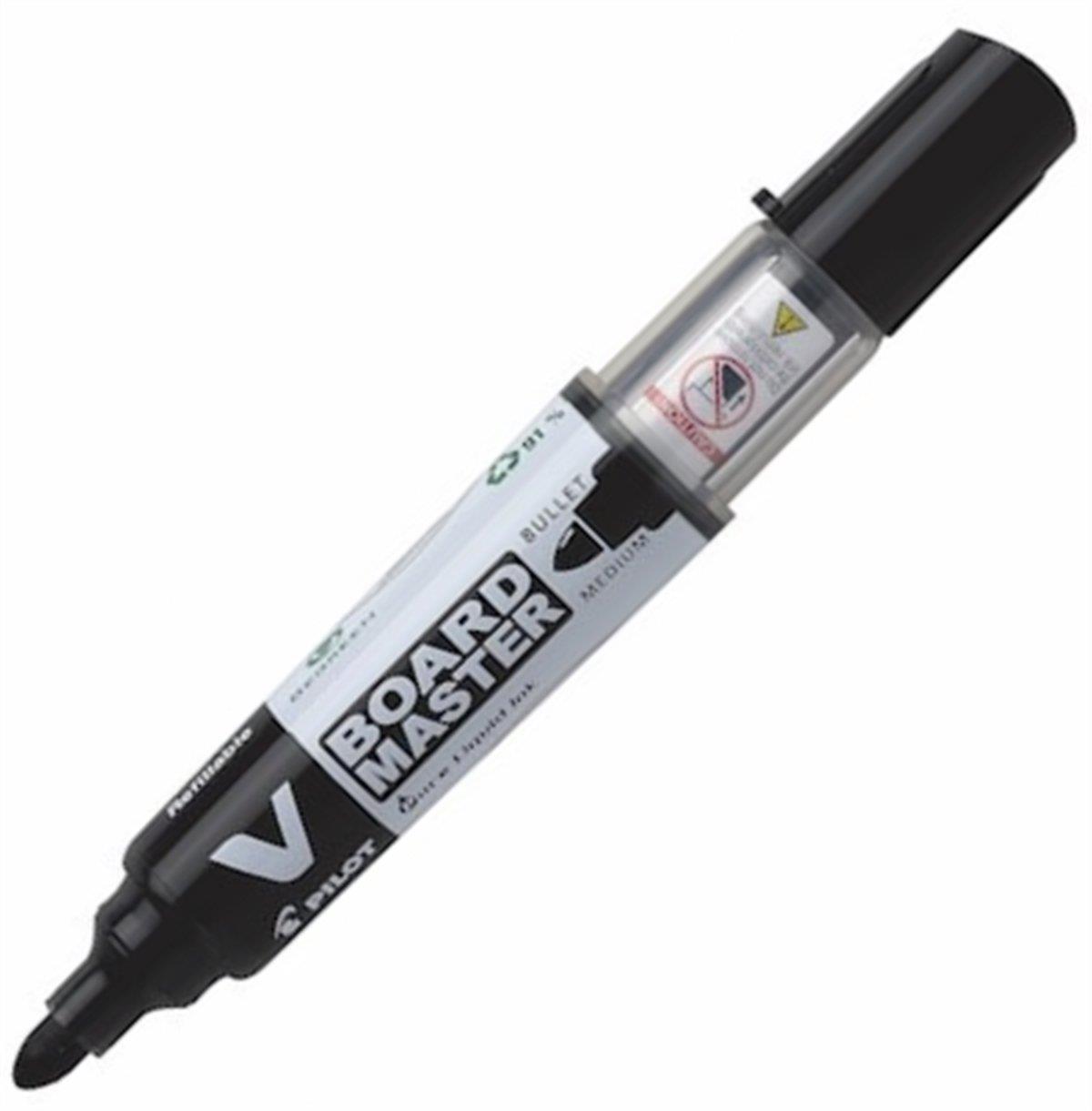 Pilot Tahta Kalemi V-Board Master Yuvarlak Uç Siyah Yedekli