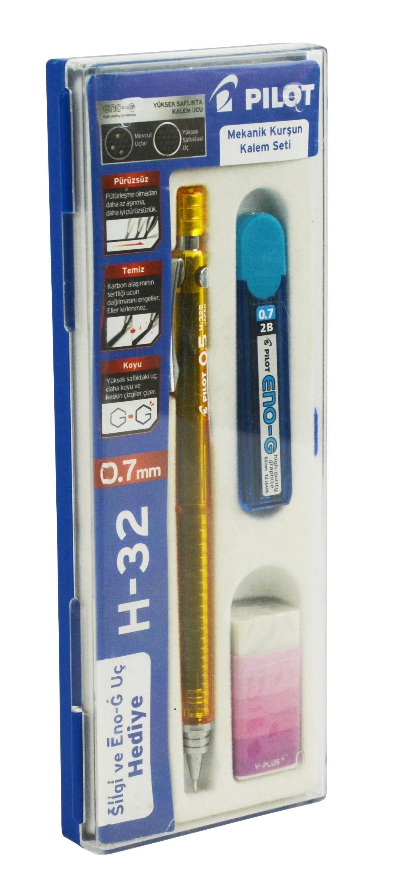 Pilot Versatil Kalem+Min+Silgi Set 0.7 Mm H32Pilot Versatil Kalem+Min+Silgi Set 0.7 Mm H32 - Kirtasiyem.netVersatil ( Uçlu ) Kalemler