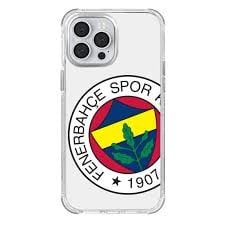 Piolent FBCASE24007-iPhone13ProMax Fenerbahçe Büyük Logo Şeffaf Telefon KılıfıTelefon
