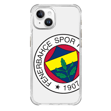 Piolent FBCASE24007-iPhone15 Fenerbahçe Büyük Logo Şeffaf Telefon KılıfıTelefon