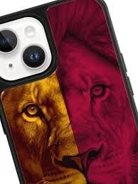 Piolent GSCASE25040-iPhone15 Galatasaray 5 Yıldız Parçalı Aslan Telefon KılıfıTelefon