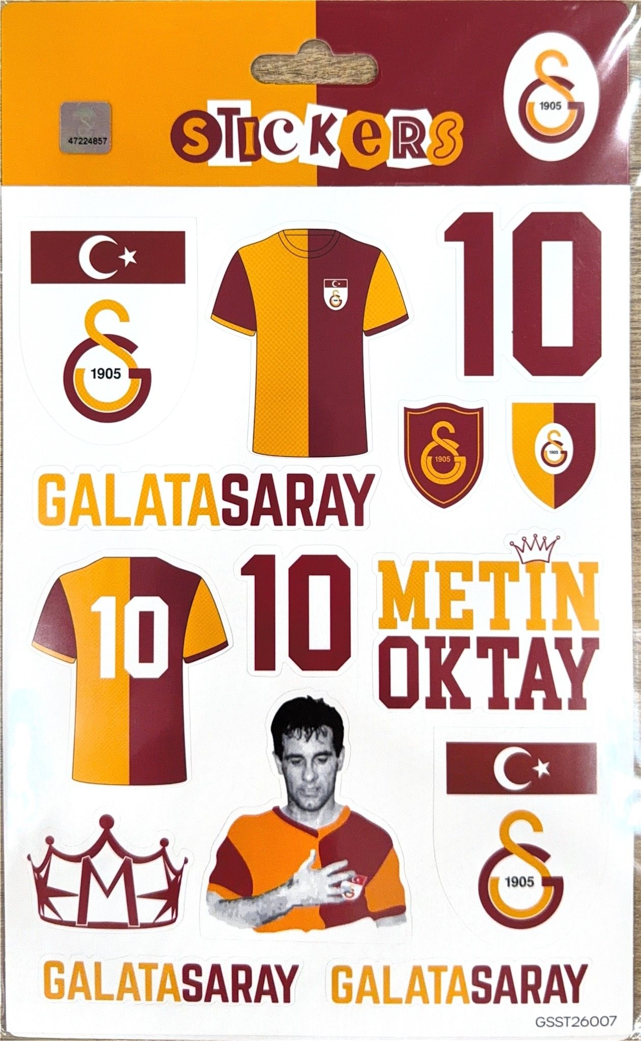 Piolent GSST26007 Metin Oktay Sticker SheetStickerlar