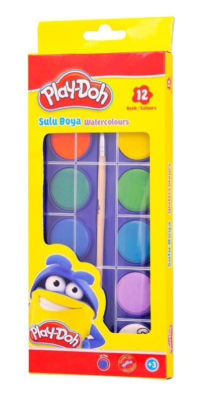 Play-Doh Sulu Boya 12 Renk Büyük B.Play-Doh Sulu Boya 12 Renk Büyük B. - Kırtasiyem.netSulu Boyalar