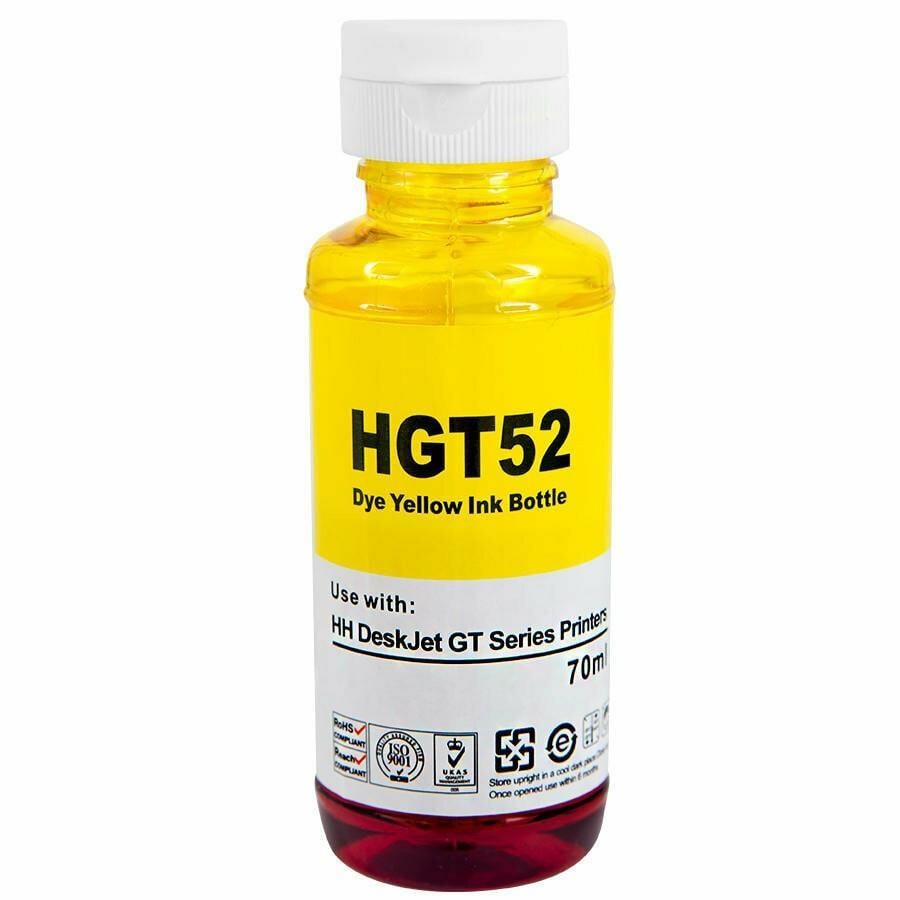 Printpen Hp gt52XL 70ml Mürekkep Sarı 14178Printpen Hp gt52XL 70ml Mürekkep Sarı 14178 - Kirtasiyem NetKartuş