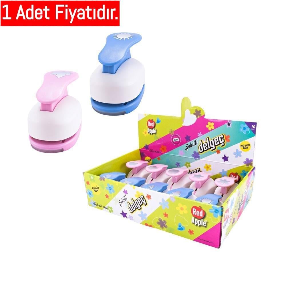 Red Apple Delgeç Şekilli Büyük Boy RA36-8815 (1 Adet)Red Apple Delgeç Şekilli Büyük Boy RA36-8815 - Kirtasiyem.netŞekilli Delgeçler
