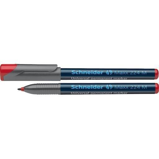 Schneider Asetat Kalemi 224 M 1,00 mm Kırmızı (1 Adet)Schneider Asetat Kalemi 224 M 1,00 mm Kırmızı - Kirtasiyem.netAsetat Kalemi
