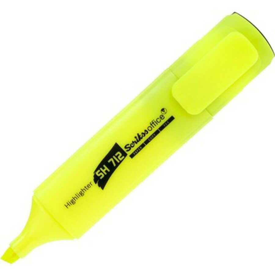 Scrikss Sh712 Fosforlu Kalem SarıScrikss Sh712 Fosforlu Kalem Sarı - Kirtasiyem.netFosforlu Kalemler