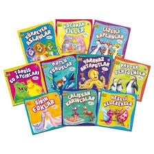 Sevimli Hayvanlar Set (10 Kitap)Eğitici Kitaplar