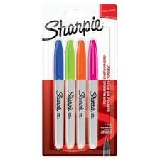 Sharpie Fine Permanentmarkör Canlıl Renkler 4 Lü BlsMarkörler