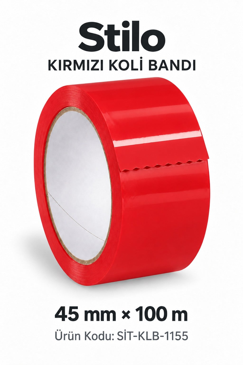 Stilo Koli Bantı 45x100 Kırmızı  SİT-KLB-1155Proje Çantaları