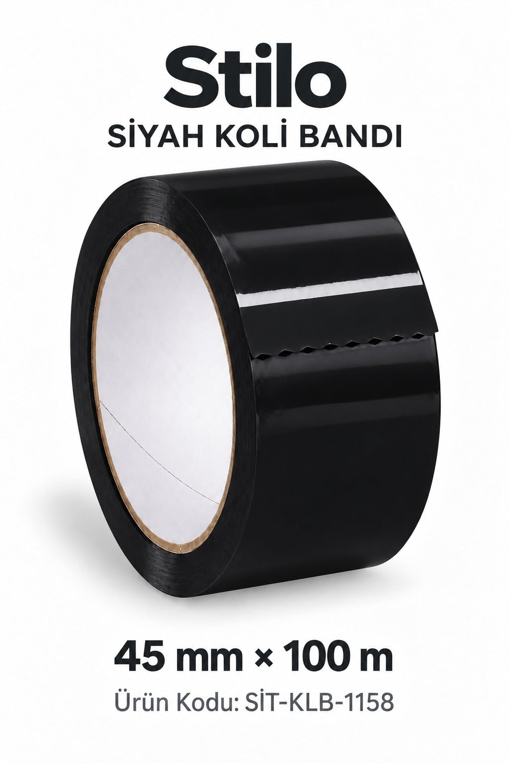 Stilo Koli Bantı 45x100 Siyah SİT-KLB-1158Proje Çantaları