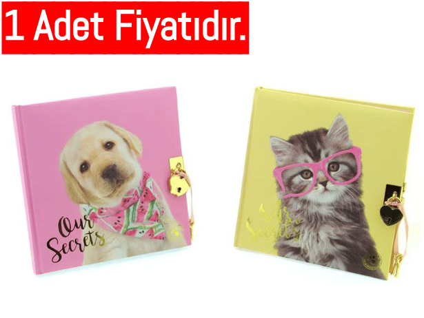 Studio Pets Pt-7790 Hatıra Defteri Kilitli (1 Adet)