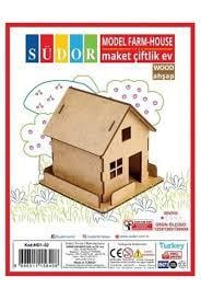 Südor Ahşap Maket Çiftlik Ev MD1-02Ahşap Ürünler