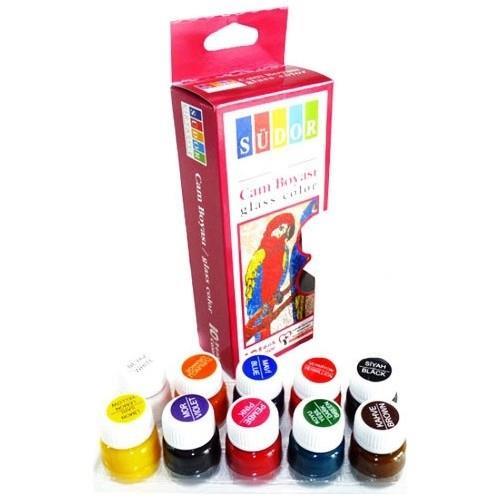 Südor Cam Boya Su Bazlı Set 10X20 Ml        --SD322SSüdor Cam Boya Su Bazlı Set 10X20 Ml        --SD322S - Kırtasiyem.netCam Boyaları