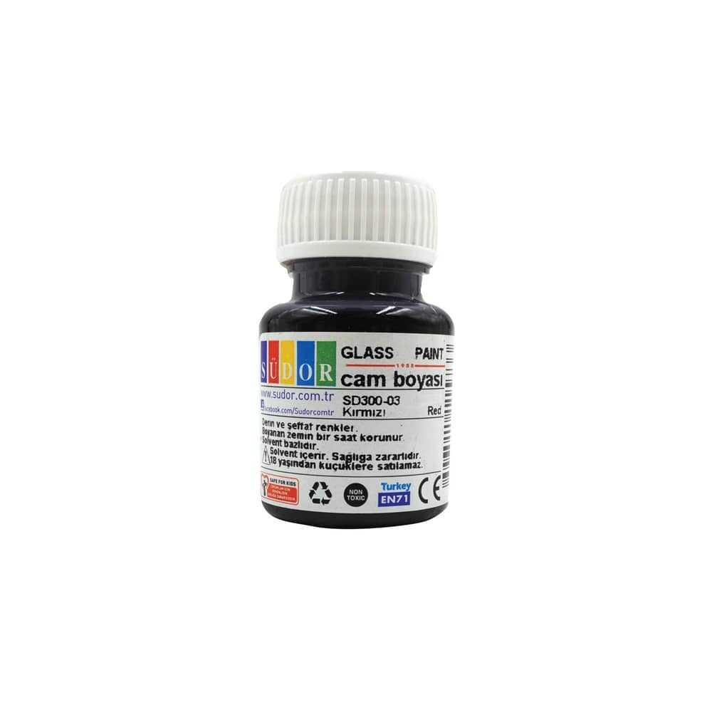 Südor Cam Boyası Su Bazlı Tek Renk 15Ml         --SD300SSüdor Cam Boyası Su Bazlı Tek Renk 15Ml         --SD300S - Kırtasiyem.netCam Boyaları