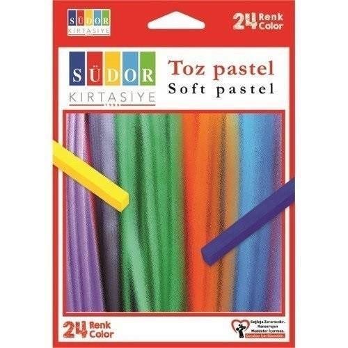 Südor Toz Pastel 24 Renk        --BS98Südor Toz Pastel 24 Renk        --BS98 - Kırtasiyem.netToz Pastel Boyalar