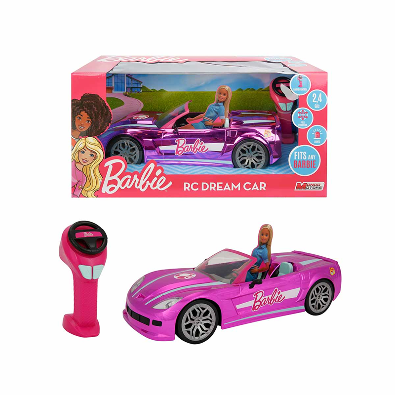 Sun-Mon-Mmt-R/C F/F Barbıe Convertıble Rüya Arabası 2.4Ghz.Işıklı 42Cm.(Brb) Pmb.8.Sınıf